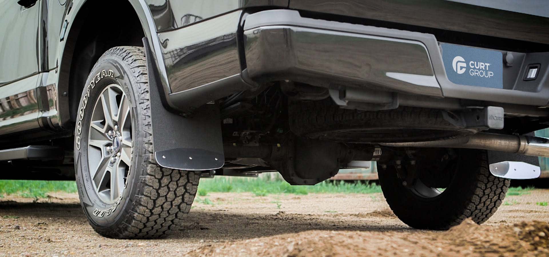 LUVERNE Truck Mud Flaps with Stainless Steel Plates